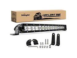 17-Inch Single Row LED Light Bar; Spot/Flood Combo Beam (Universal; Some Adaptation May Be Required)