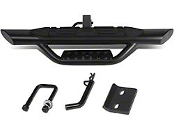 2-Inch Receiver Hitch Oval Step; Black (Universal; Some Adaptation May Be Required)