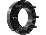1.50-Inch Steel Hubcentric 8-Lug Wheel Spacers; Black (11-26 Silverado 3500 HD SRW)