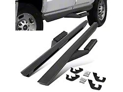 3-Inch Side Arm Side Step Bars; Black (07-19 Silverado 3500 HD Regular Cab)