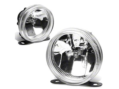 3.50-Inch Round Fog Lights; Clear (Universal; Some Adaptation May Be Required)