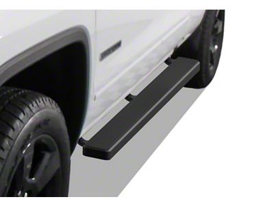 5-Inch iStep Running Boards; Black (20-25 Silverado 3500 HD Double Cab)