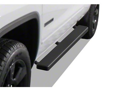 5-Inch iStep Running Boards; Black (20-24 Silverado 3500 HD Double Cab)