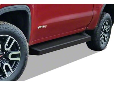 6-Inch iRunning Boards; Black (20-25 Silverado 3500 HD Crew Cab)