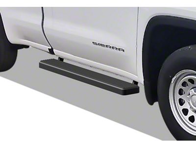 6-Inch iStep Running Boards; Black (20-24 Silverado 3500 HD Regular Cab)