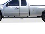6-Inch iStep Wheel-to-Wheel Running Boards; Black (07-19 Silverado 3500 HD Extended/Double Cab w/ 8-Foot Long Box)