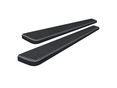 6-Inch iStep Wheel-to-Wheel Running Boards; Black (20-24 Silverado 3500 HD Double Cab w/ 6.90-Foot Standard Box)