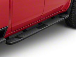 6-Inch Running Boards; Black (20-25 Silverado 3500 HD Crew Cab)