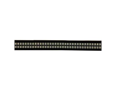 60-Inch Dual Row LED Tailgate Bar with Red Turn Signals (Universal; Some Adaptation May Be Required)