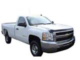 Aeroskin Hood Protector; Dark Smoke (07-10 Silverado 3500 HD)