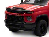 Aeroskin Hood Protector; Dark Smoke (20-25 Silverado 3500 HD)