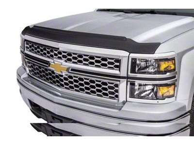 Aeroskin II Hood Protector; Textured Black (15-19 Silverado 3500 HD w/o Induction System Hood)