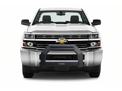 Armour Bull Bar; Matte Black (07-10 Silverado 3500 HD)