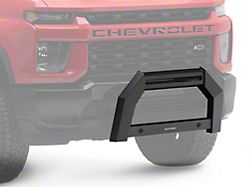 Armour Bull Bar; Matte Black (20-25 Silverado 3500 HD)