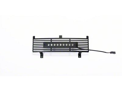 Putco Bar Design Lower Bumper Grille Insert with 10-Inch Luminix Light Bar; Black (15-19Silverado 3500 HD)