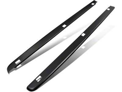 Bed Rail Caps with Stake Hole Openings (07-14 Silverado 3500 HD w/ 8-Foot Long Box)