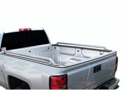 Bed Rails; Stainless Steel (07-14 Silverado 3500 HD w/ 6.50-Foot Standard Box)