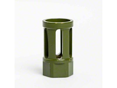 Bird Cage Design AR-15 Rifle Barrel Antenna Tip Flash Hider; Olive Drab/Army Green (Universal; Some Adaptation May Be Required)