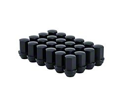 Black OE Style Lug Nuts for OEM Wheels; M14x1.5; Set of 32 (07-26 Silverado 3500 HD)