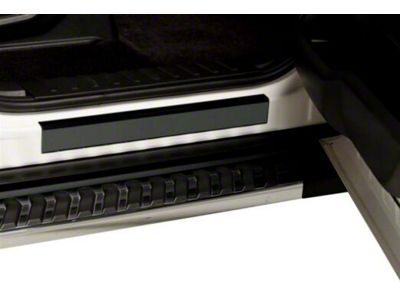 Putco Black Platinum Door Sills (20-24 Silverado 3500 HD Regular Cab, Double Cab)