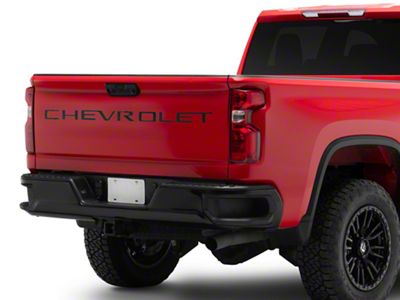 Putco Black Platinum Tailgate Insert Letters (20-23 Silverado 3500 HD)