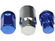 Blue Acorn Wheel Lug Nut Lock Set; M14x1.50; Set of 20 (07-24 Silverado 3500 HD)