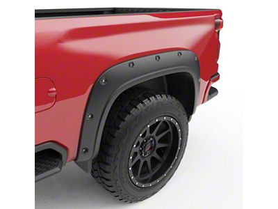 EGR Bolt-On Style Fender Flares; Textured Black (20-25 Silverado 3500 HD SRW)