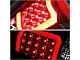 C-Bar LED Tail Lights; Black Housing; Clear Lens (07-14 Silverado 3500 HD)