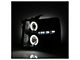 CCFL Halo Projector Headlights; Black Housing; Clear Lens (07-14 Silverado 3500 HD)
