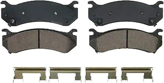 thumbnail image 2 of Front & Rear Drilled Brake Rotors + Ceramic Pads Kit For 2011-2018 Silverado Sierra 2500 3500 HD 2 of 5
