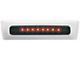 Chrome LED Locking Tailgate Handle; Red LED; Smoked (07-14 Silverado 3500 HD)