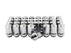 Chrome OEM Style Lug Nut Kit; 14mm x 1.5; Set of 32 (07-25 Silverado 3500 HD SRW)