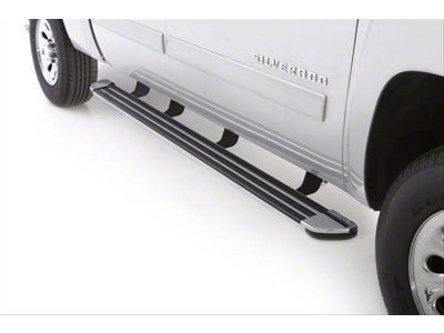 Crossroads Running Boards; 80-Inch Long; Chrome (07-19 Silverado 3500 HD Crew Cab)