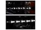 Crystal Headlights with DRL LED Design; Black Housing; Clear Lens (07-14 Silverado 3500 HD)