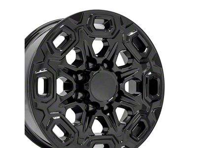 CV64B Black 8-Lug Wheel; 20x8.5; 47mm Offset (20-25 Silverado 3500 HD SRW)