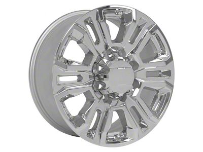 CV70A Chrome 8-Lug Wheel; 20x8.5; 12mm Offset (07-10 Silverado 3500 HD SRW)