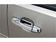 Putco Door Handle Covers without Passenger Keyhole; Chrome (07-14 Silverado 3500 HD Regular Cab, Extended Cab)
