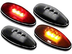Dually LED Side Marker Lights; Smoked (07-14 Silverado 3500 HD)