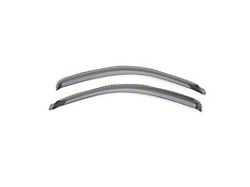 Putco Element Tinted Window Visors; Channel Mount; Front (15-19 Silverado 3500 HD Double Cab, Crew Cab)