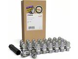 ET Bulge Acorn Chrome Lug Nut Kit; M14 x 1.5; Set of 32 (01-26 Silverado 3500 HD)