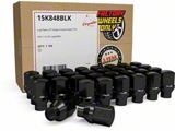 ET OEM Factory Style Black Lug Nut Kit; M14 x 1.5; Set of 32 (11-26 Silverado 3500 HD)