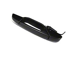 Exterior Door Handle; Rear Driver Side; Primed Black (07-14 Silverado 3500 HD Crew Cab)