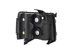 Factory Style Headlight; Chrome Housing; Clear Lens; Driver Side (07-14 Silverado 3500 HD)