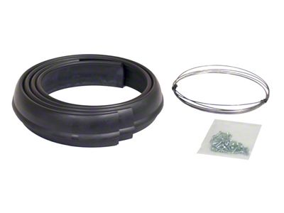 Flexy Flare Heavy Duty Reinforced Rubber Fender Extensions; 1.75-inch x 58-Inch (Universal; Some Adaptation May Be Required)