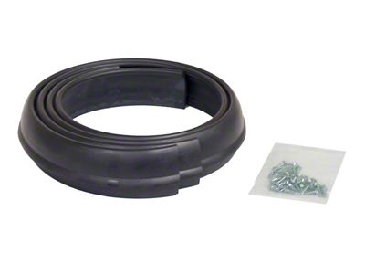 Flexy Flare Heavy Duty Rubber Fender Extensions; 1.75-inch x 58-Inch (Universal; Some Adaptation May Be Required)
