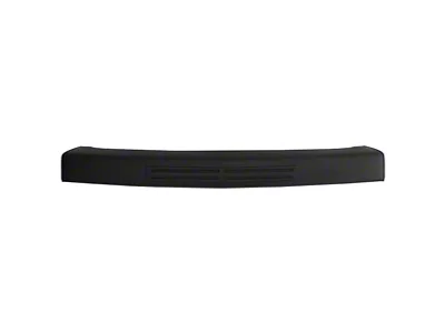 Front Bumper Center Section Cover with Bumper Air Intake Opening; Armor Coated (07-10 Silverado 3500 HD)