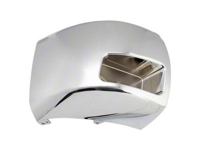 Front Bumper End; Passenger Side; Chrome (07-12 Silverado 3500 HD w/ Fog Lights)