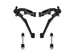 Front Lower Control Arms with Ball Joints and Sway Bar Links (07-10 Silverado 3500 HD)