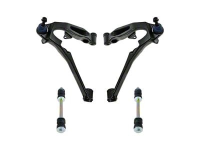 Front Lower Control Arms with Ball Joints and Sway Bar Links (07-10 Silverado 3500 HD)