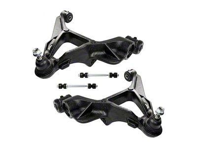 Front Lower Control Arms with Ball Joints and Sway Bar Links (11-19 Silverado 3500 HD)